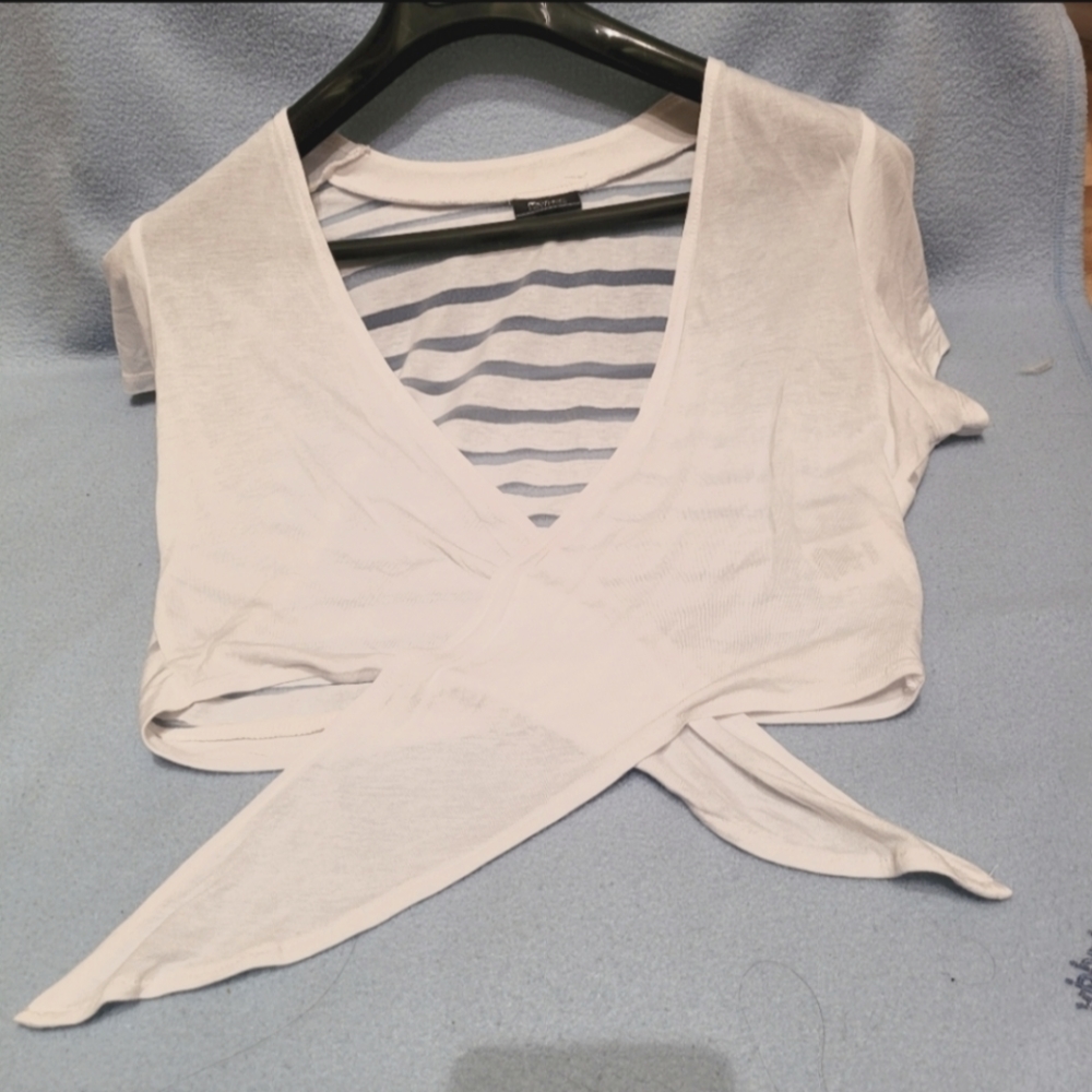 White decorative vest